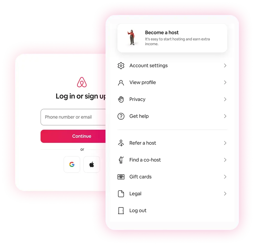 Go to your profile and select Gift Cards