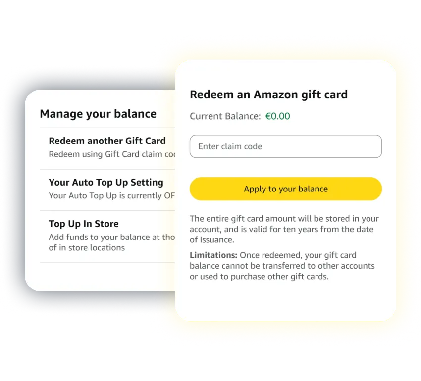 अपने बैलेंस में लागू करें