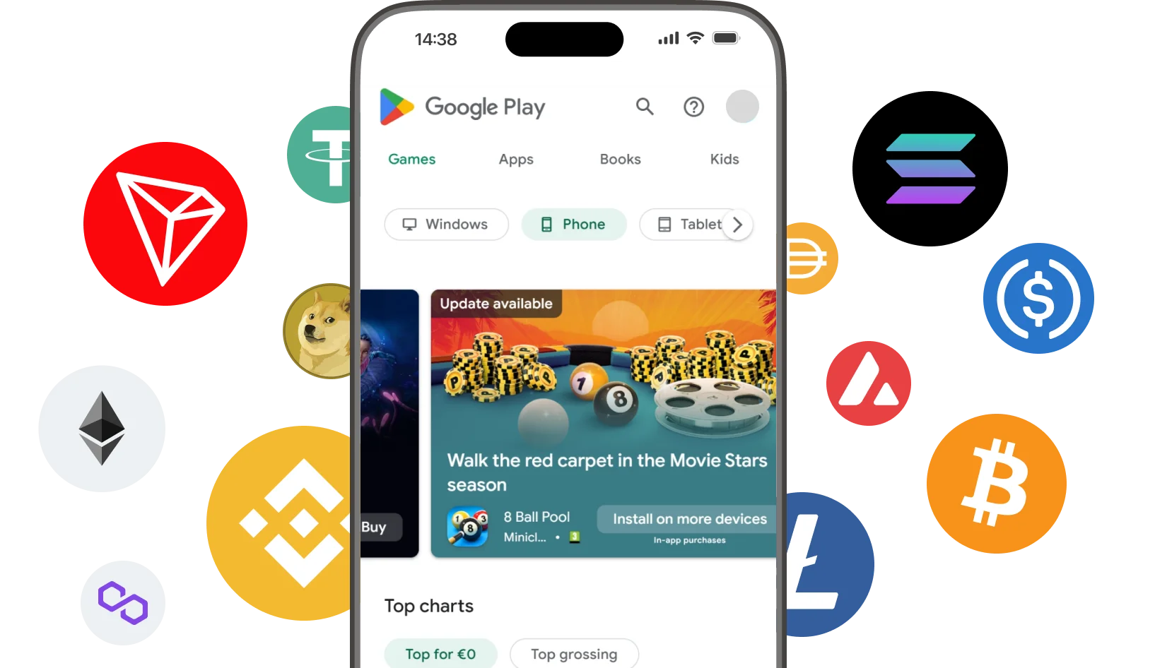 用加密货币购买 Google Play 礼品卡