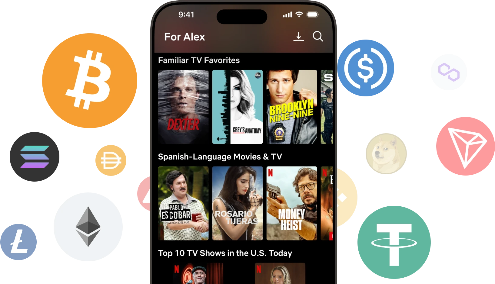 Crypto के साथ Netflix