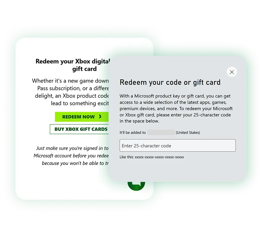 Entrez le code et profitez-en