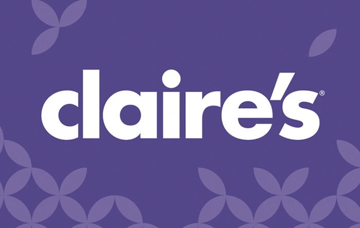 Claires purple fabulous giftcard