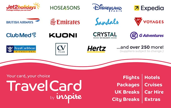 Inspire Travel GBP giftcard