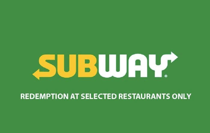 Subway giftcard