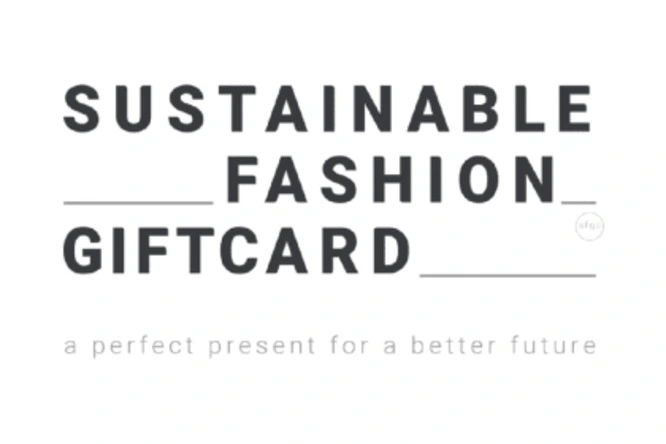 Sustainable Fashion giftcard