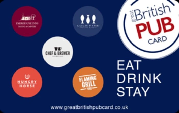 The Great British Pub giftcard