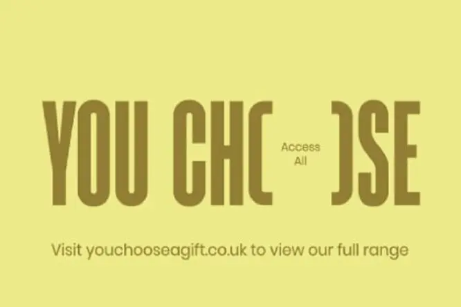 You Choose Experiences Digital giftcard